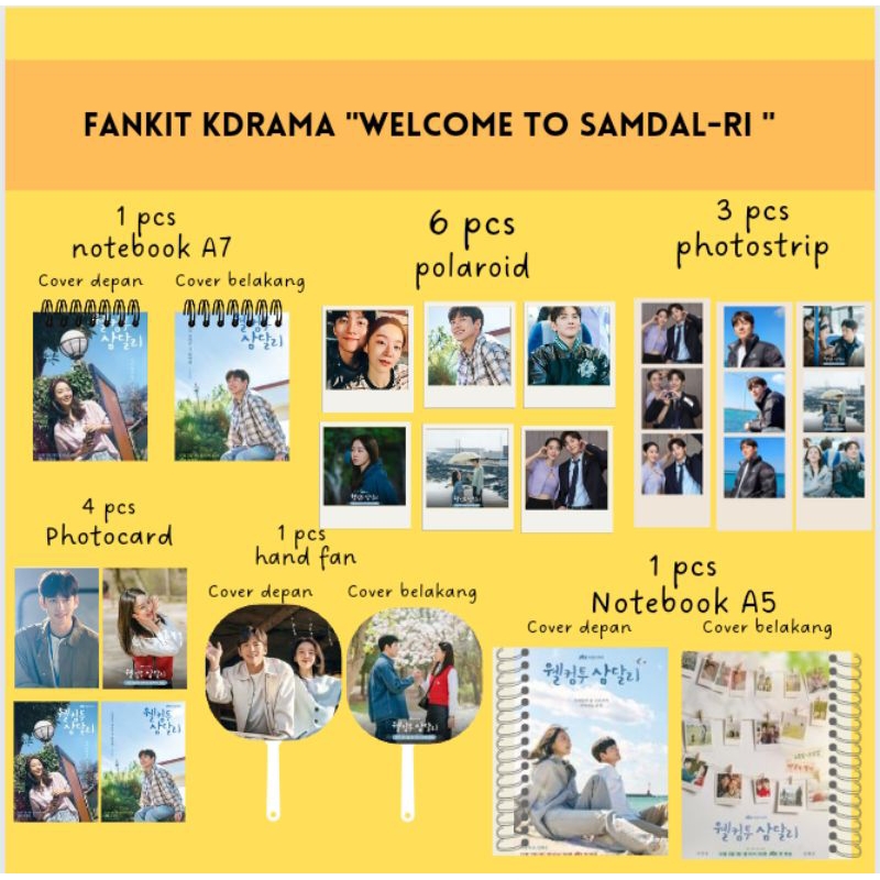 Fankit Kdrama Welcome to Samdal-ri