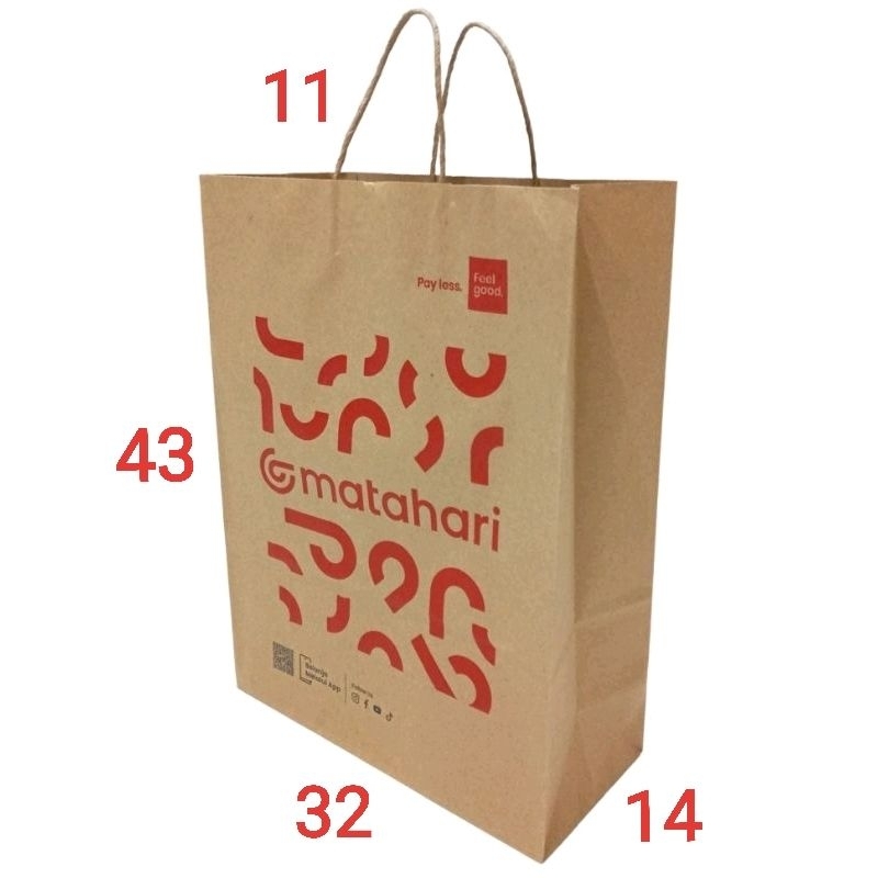 

PAPER BAG COKLAT MATAHARI / SHOPPING BAG / PAPER BAG BRANDED MATAHARI
