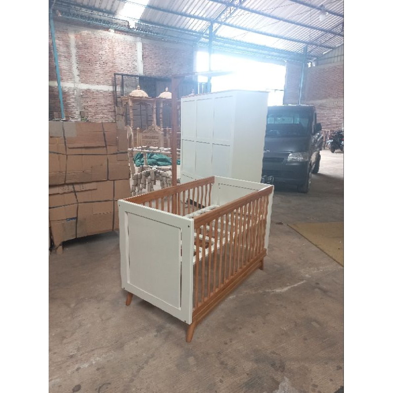 box bayi ranjang tidur bayi tempat tidur bayi baby crib box bayi kayu