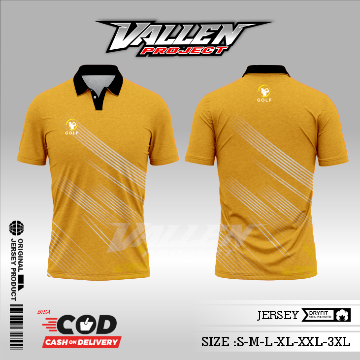 JERSEY WANGKY GOLF V6 BISA CUSTOM COD JERSEY KERAH KANCING OLAHRAGA GOLF / BAJU KERAH GOLF / KAOS KE