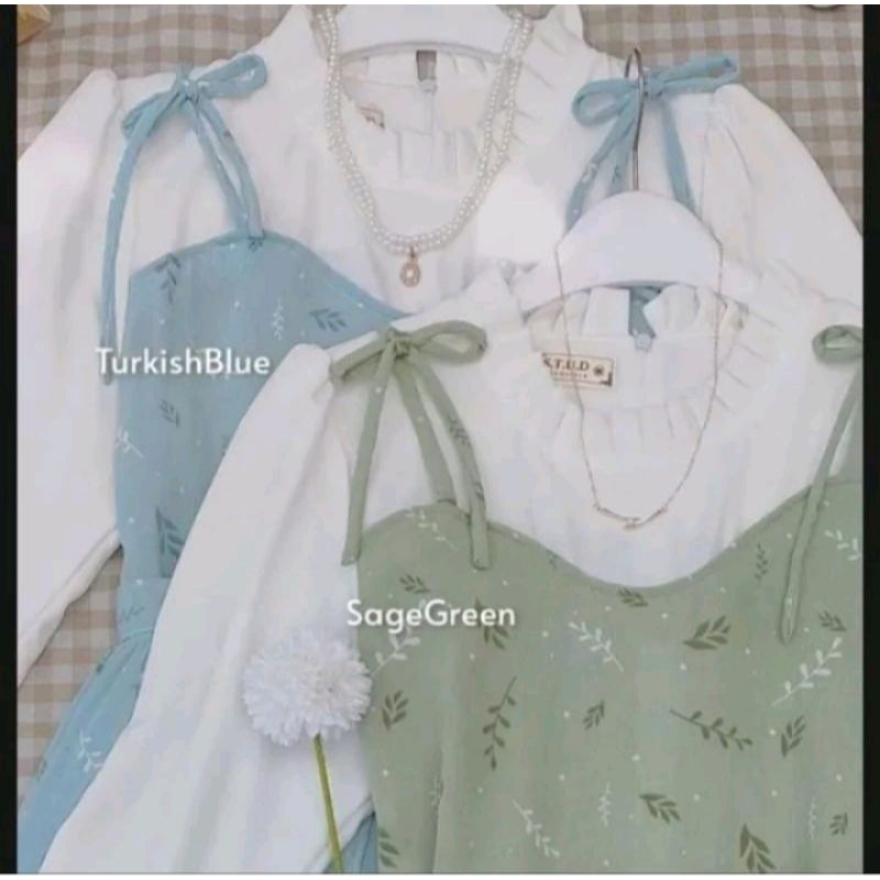 Pakaian Wanita > Dress> Fashion Muslim>Hagia Motif Bunga