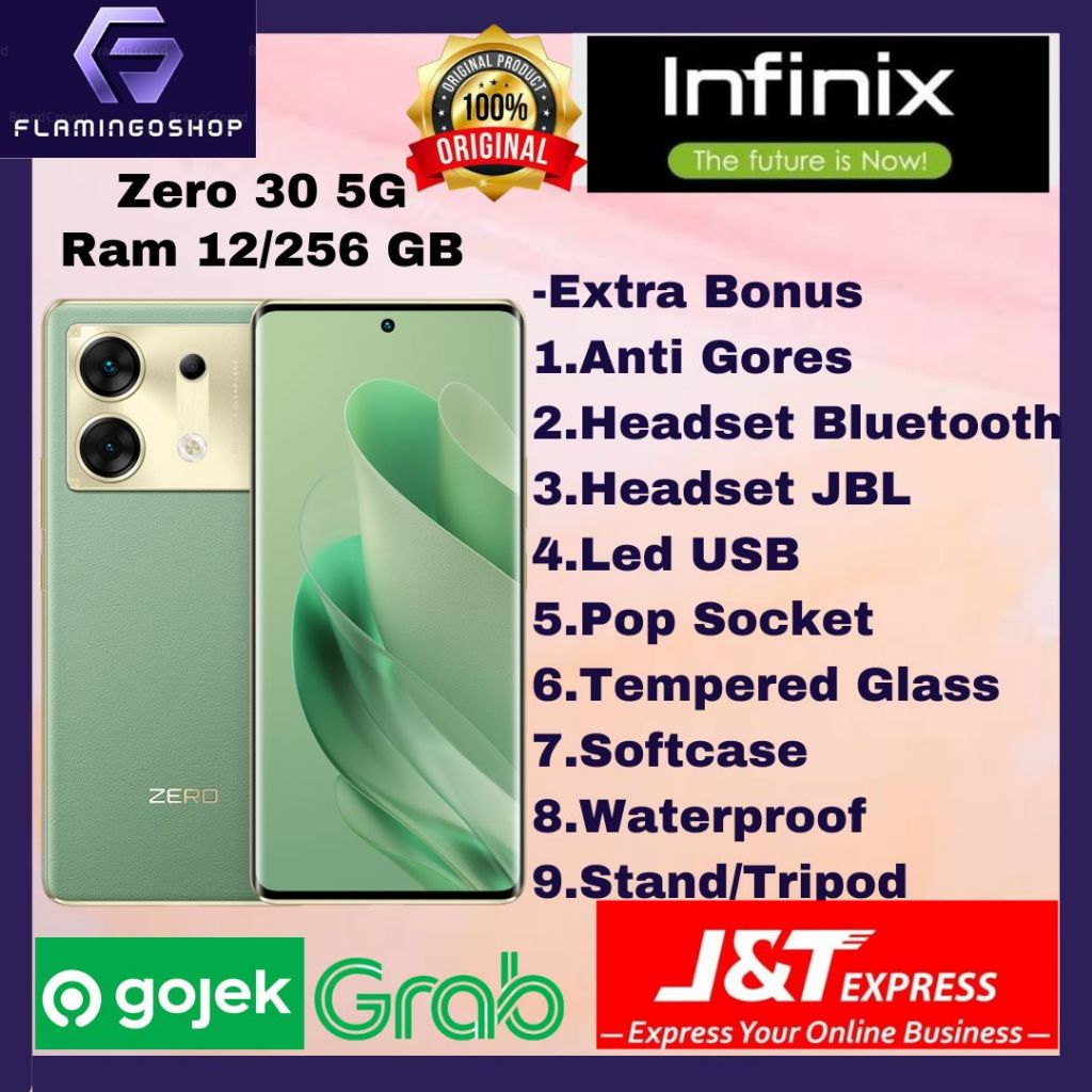 INFINIX ZERO 30 5G NFC RAM 12GB & ROM 256 GB - 12/256 - 8/256 GARANSI RESMI INFINIX 1 TAHUN