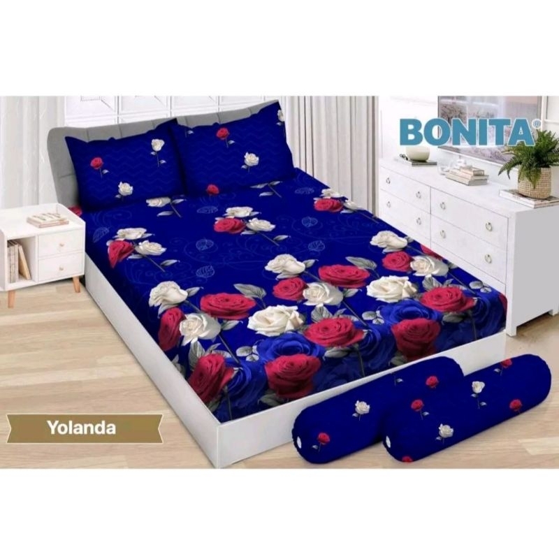 Sprei Bonita 3D uk 160x200 motif new yolanda