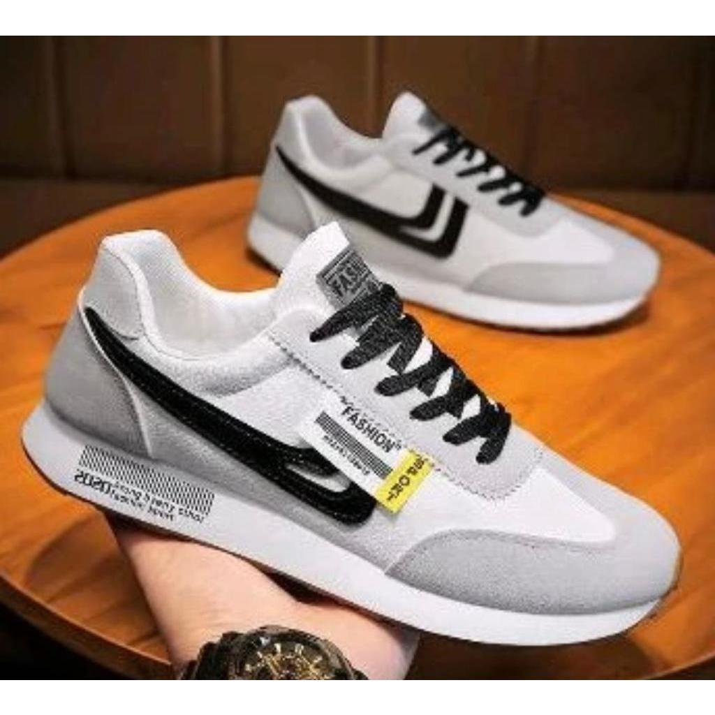 GARANSI sepatu sneaker pria terbaru 2023 sneakers pria korea style sneakers pria putih sepatu casual