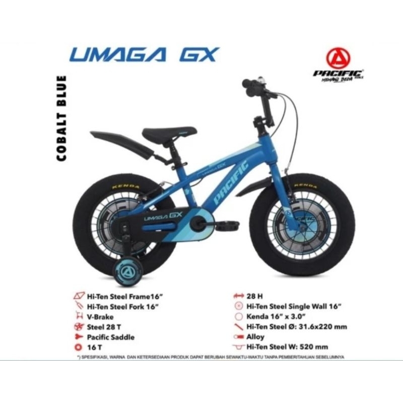 sepeda bmx 12 inch pacific