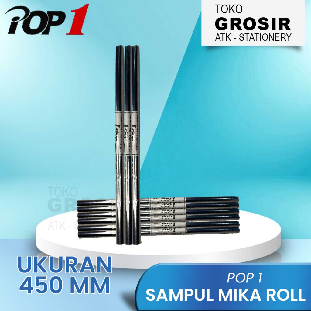 

Sampul Plastik Mika Roll / Sampul Buku / Sampul Roll / Sampul mika Ukuran 450 mm