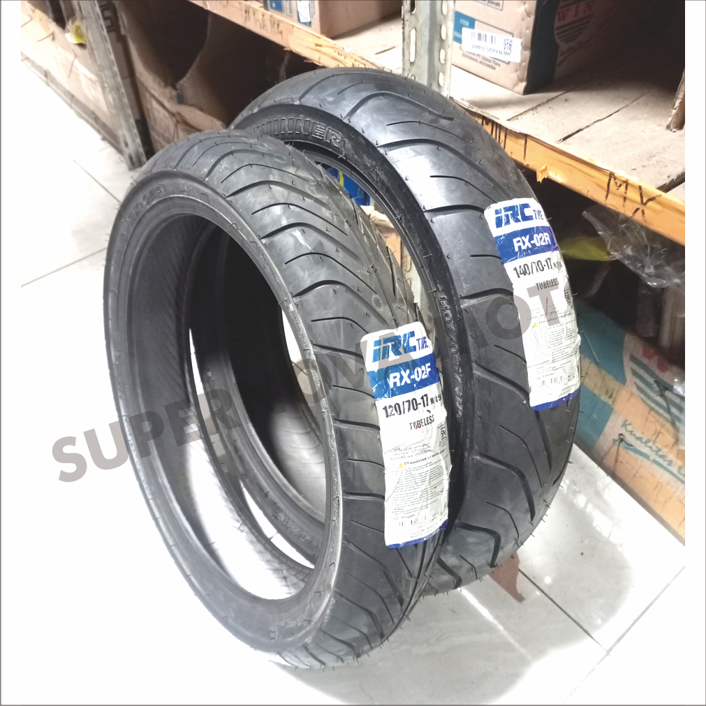 BAN LUAR IRC 120/70-17 140/70-17 BAN MOTOR RING 17 CBR NINJA 250 TUBELESS