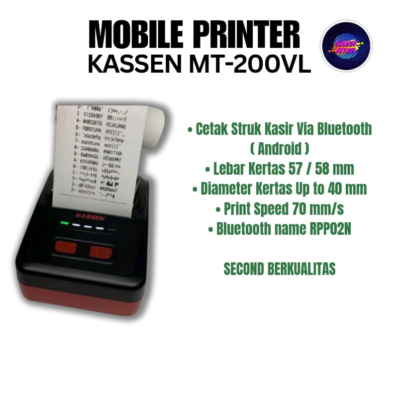 Printer Thermal Kassen MT-200VL
