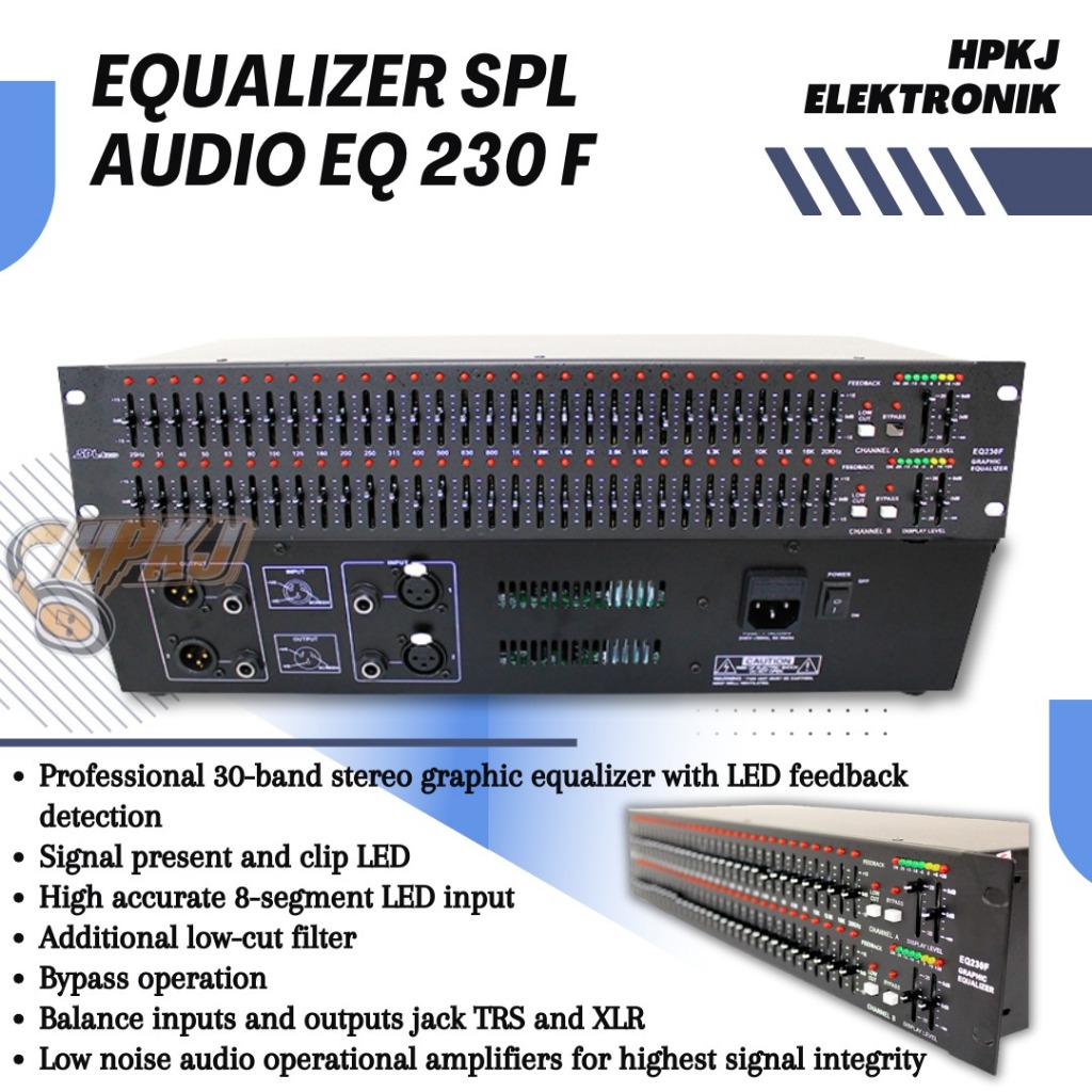 EQUALIZER SPL AUDIO EQ 230 F EQUALISER SPL AUDIO EQ-230F