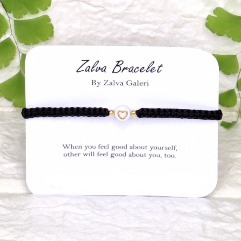 Gelang Manik Motif (White-Gold)//Gelang Rajut