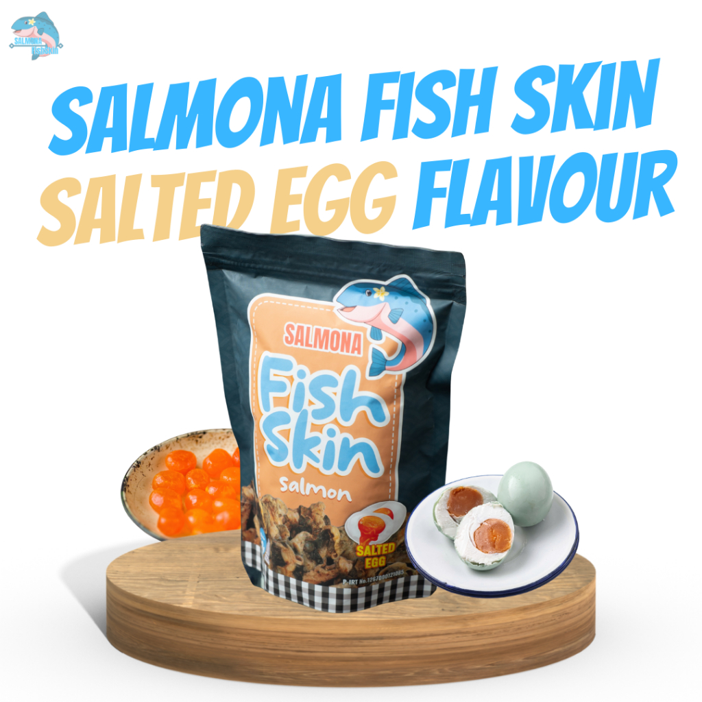 

Salmona Skin Fish Salted Egg Flavour 50 gr