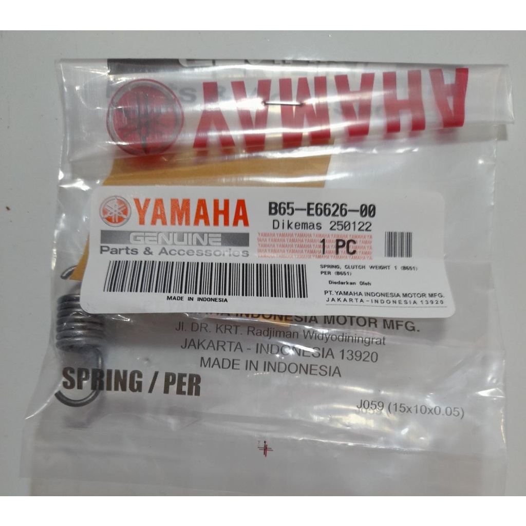 PER PIR KAMPAS GANDA ORI YAMAHA AEROX / B65-E6626-00