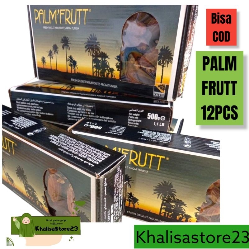 

12pcs KURMA TUNISIA TANGKAI PALM FRUTT 500GR X 12PCS /PALM FRUIT