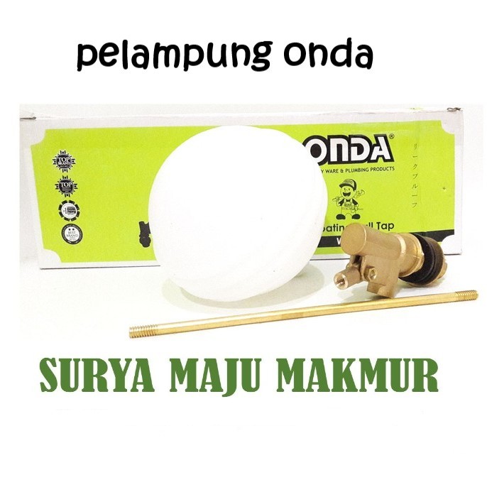 Pelampung Bola / Pelampung Air / Floating Valve Ukuran 1 Inch ONDA Pelampung Bola Floating Ball ONDA