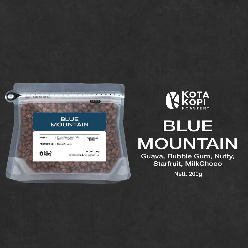 

Kota Kopi Roastery - Blue Mountain Cashew Nut Biji Kopi Bubuk Single Origin 200 gram 100 gram 200g 100g