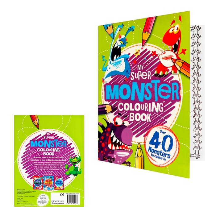 

Buku Mewarnai My Super Monster Colouring Book