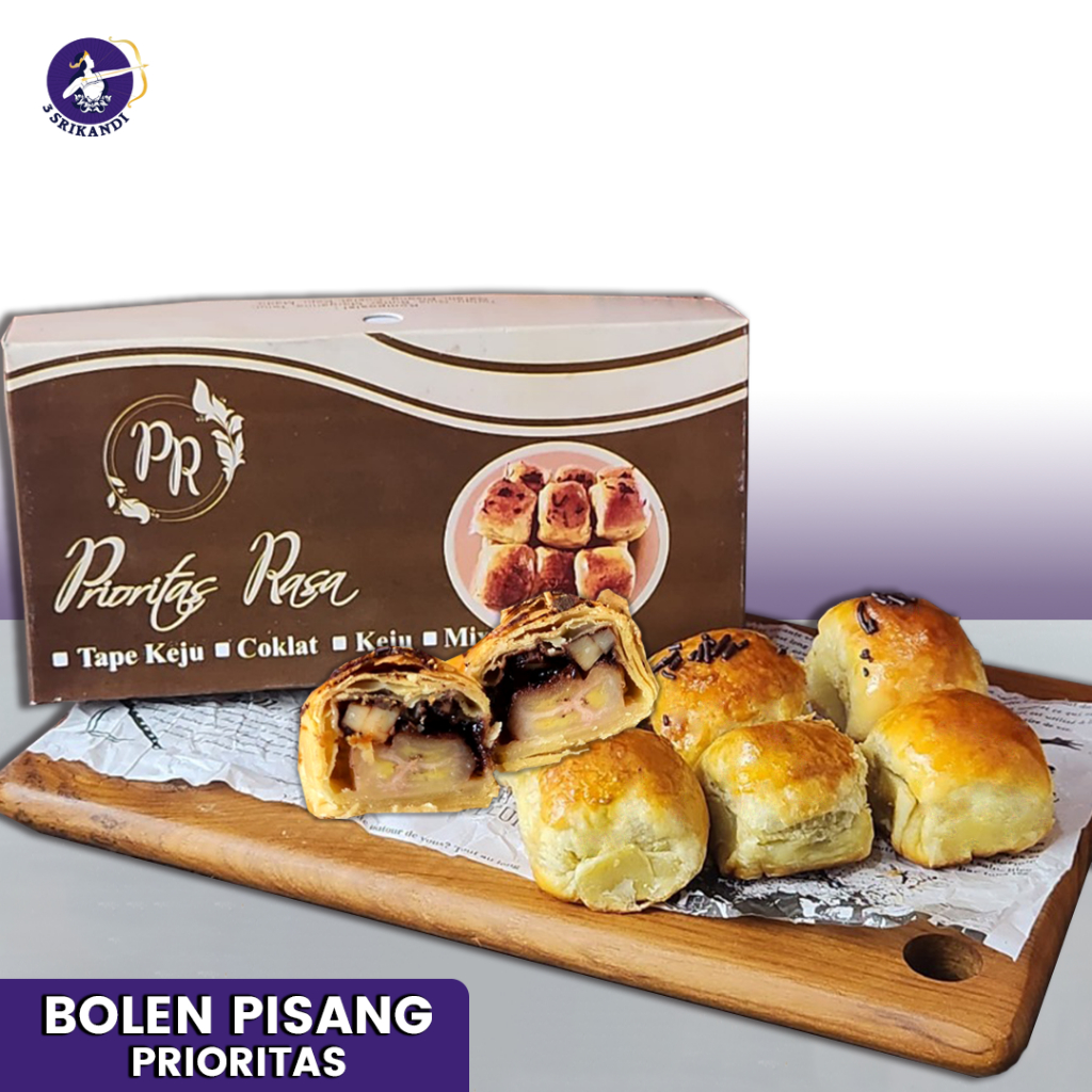 

(Bolen Prioritas Rasa) Bolen Pisang Coklat Keju MIX Khas Bandung Isi 10 pcs