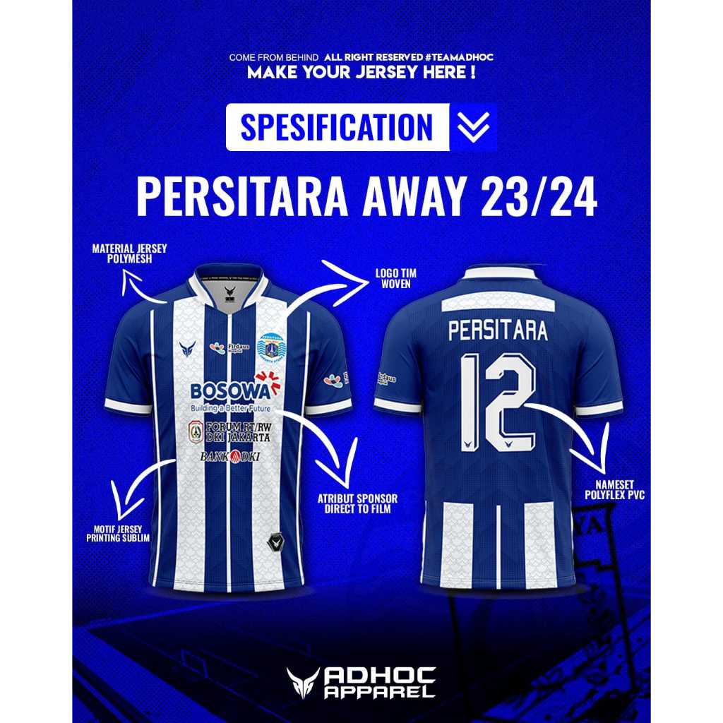 (PRE - ORDER) JERSEY PERSITARA PLAYER ISSUE 23/24