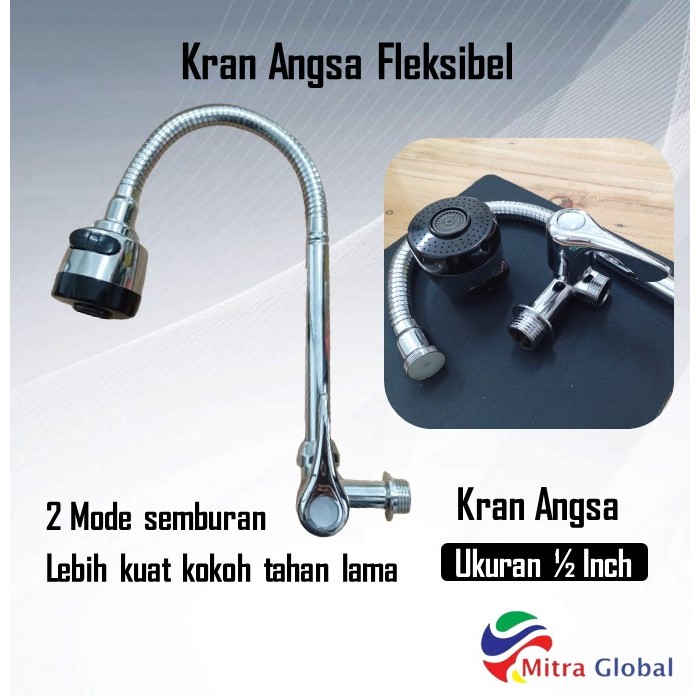 KRAN CUCI TANGAN KAKU / KRAN WASTAFEL CUCI PIRING / KRAN CUCI PIRING STAINLESS