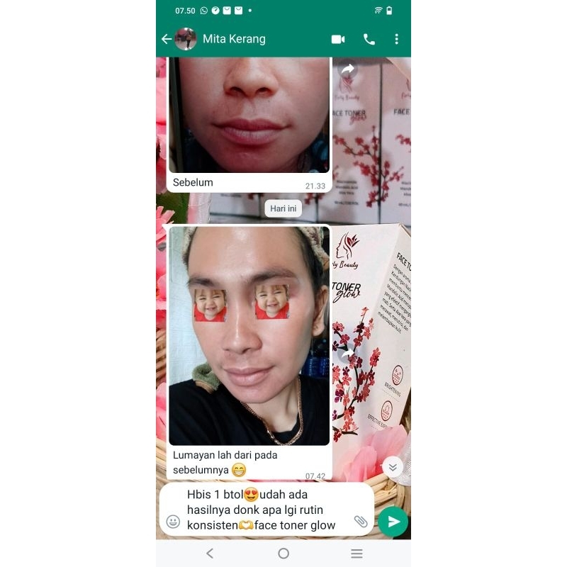 face toner glow firly beauty