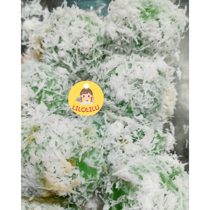 

klepon jajanan Indonesia klepon isi gula jawa FRESH AMAN jajanan pasar