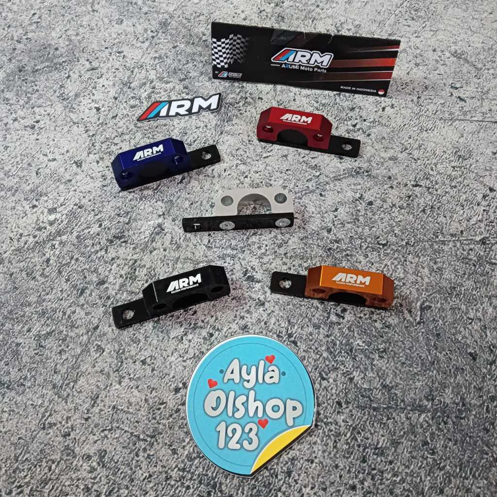 BRAKET SELANG REM ASLI CNC MEREK ARM UNIVERSAL PCX BEAT NMAX AEROX / BRAKET SELANG REM CNC ARM