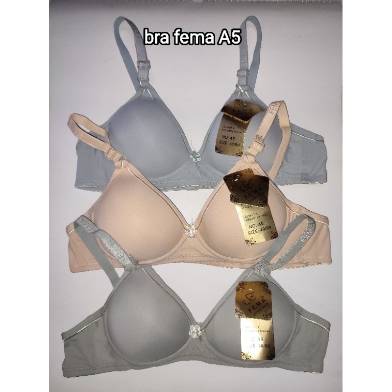 Bra bh wanita fema A5 / bh bra remaja / bra bh wanita dewasa / bra bh tanpa kawat / bh bra busa tipi
