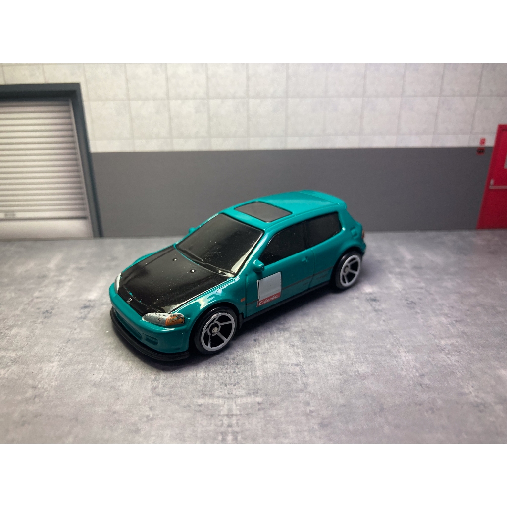 Hot Wheels Honda Civic EG Honda Series 2022 Hijau Green Loose