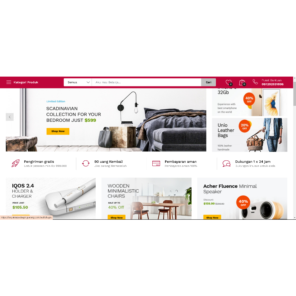 Web Marketplace Multi Seller Pro (Fitur Lengkap)