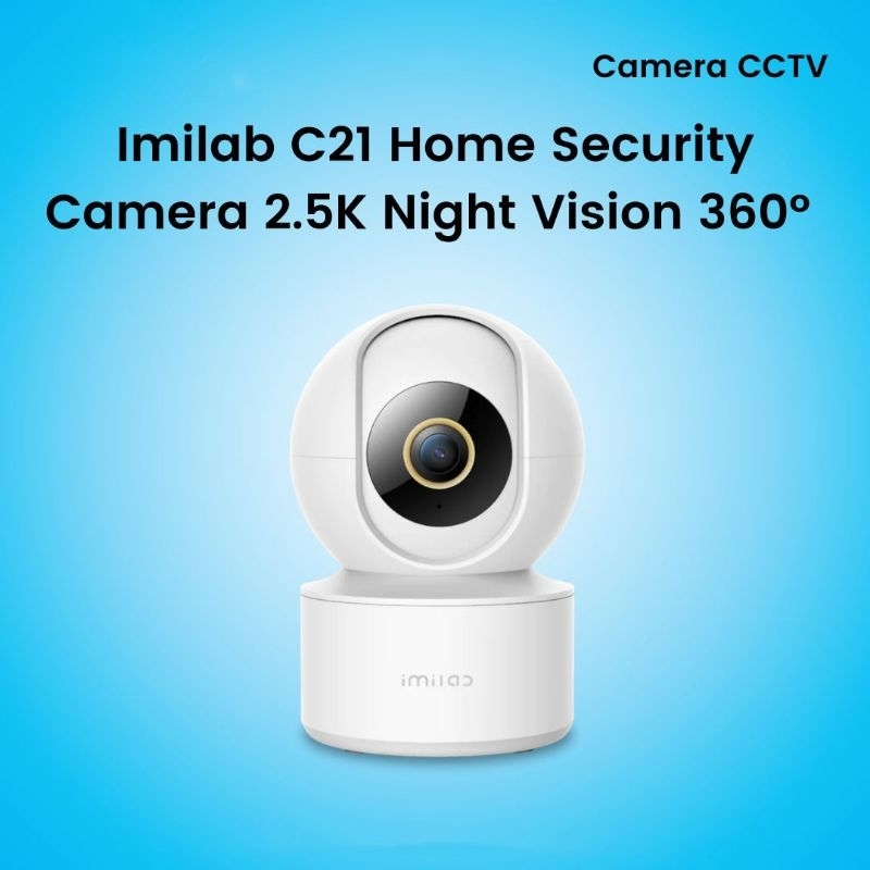 IMILAB Kamera CCTV Two Way Audio 360 Motion Tracking F2.0 2.5K - C21 - White