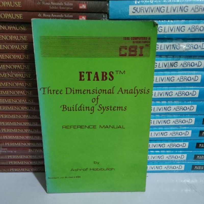 Buku Original - Buku Import Etabs Three Dimensional Analysis Of Building Systems