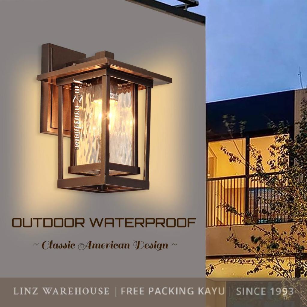 Lampu dinding CLASSIC AMERICAN OUTDOOR WATERPROOF SERIES 04 wall lamp