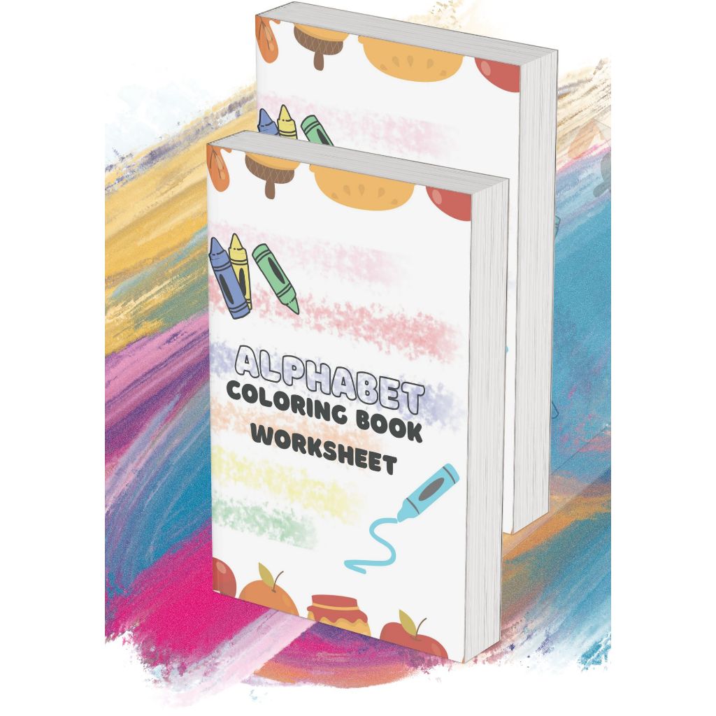 

Printable Page Alphabet Coloring Book Work sheet PDF A4