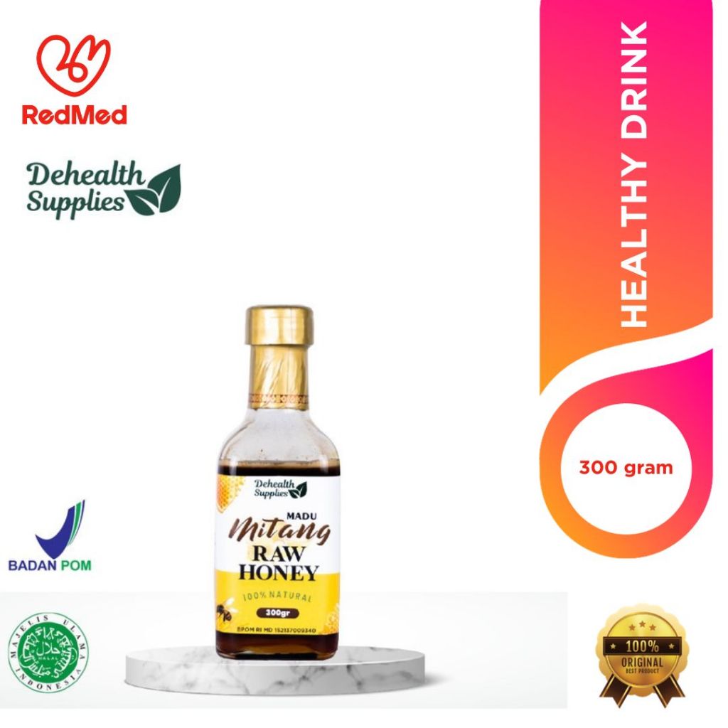 

DEHEALTH SUPPLIES MADU MITANG HONEY 300GR KACA