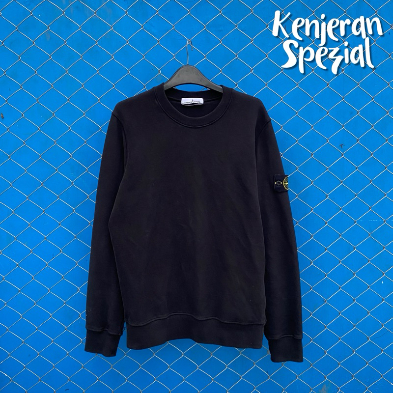 Crewneck Stone Island Black CLG RFID