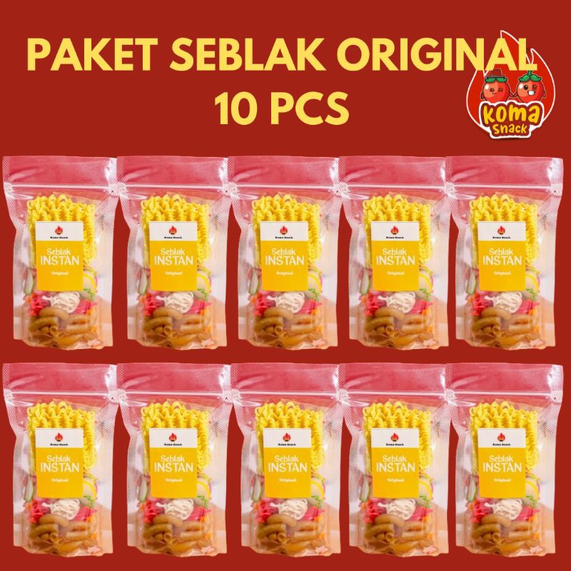 

PAKET SEBLAK ORIGINAL 10 BUNGKUS