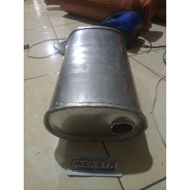 knalpot standar mobil sedan suara senyap