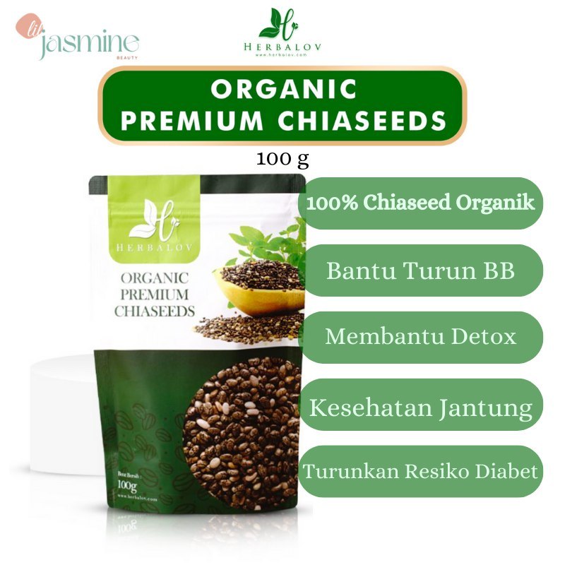 

ORGANIC CHIA SEEDS by HERBALOV - 100gr | Diet Bahagia Herbalov (DBH) : Herbal & Alami