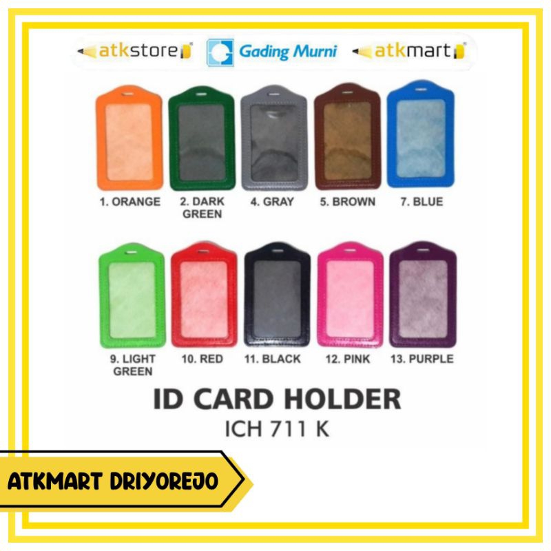 

V-TEC ID CARD HOLDER TYPE ICH 711K - TEMPAT ID CARD UKURAN B1 - NAME TAG