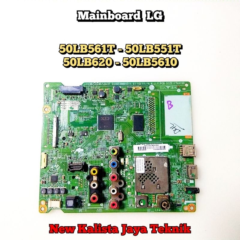 MB LG 50LB561 50LB5610 50LB563 50LB620 50LB560 50LB551 ORIGINAL EAX65388003 MAINBOARD 50LB561T 50LB5