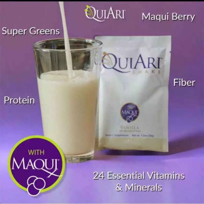 Paket Quiari Shake Protein 7 Hari Dietary Supplemen By MaquiBerry