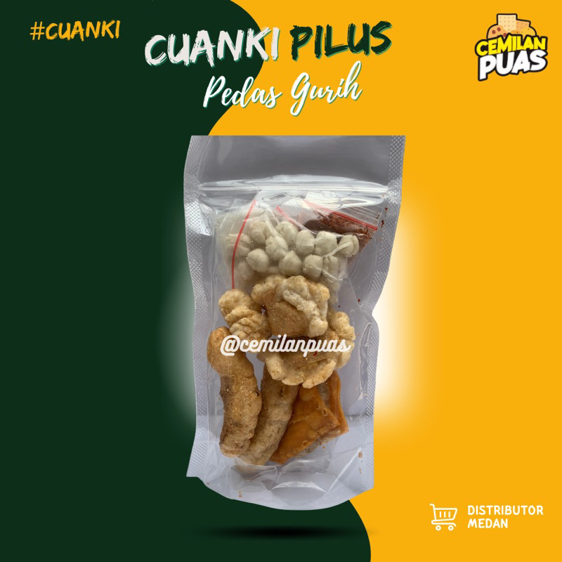 

[READY MEDAN] Cuanki Instan Pilus Cikur Lengkap dengan Bumbu Super Pedas Murah Mini aceh Cuan Lidah