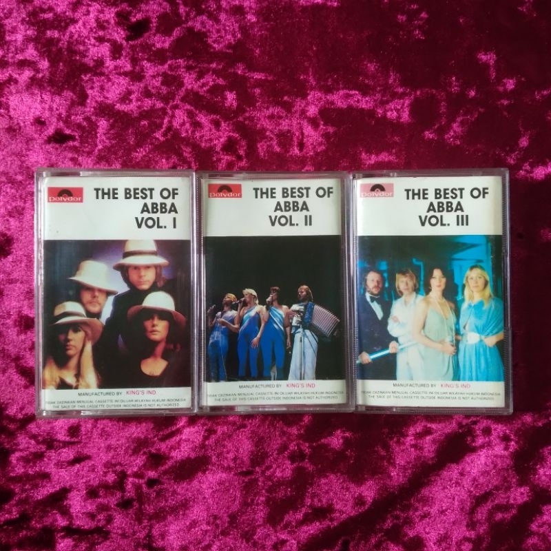 Kaset ABBA - The Best Of ABBA (Paket 3 Album)