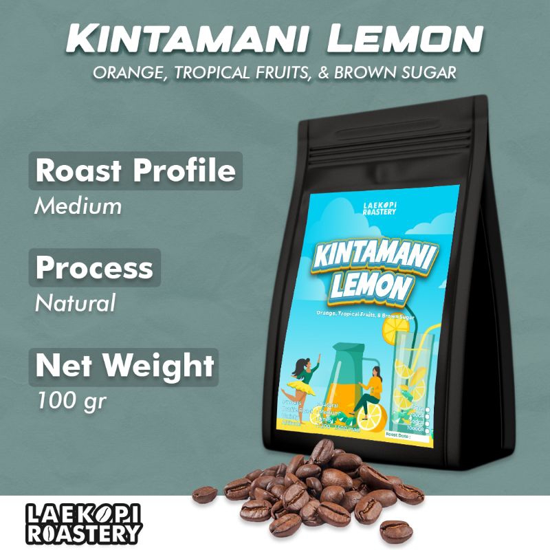 

Biji Kopi Bubuk Arabika BALI KINTAMANI LEMON Single Origin 100 gram