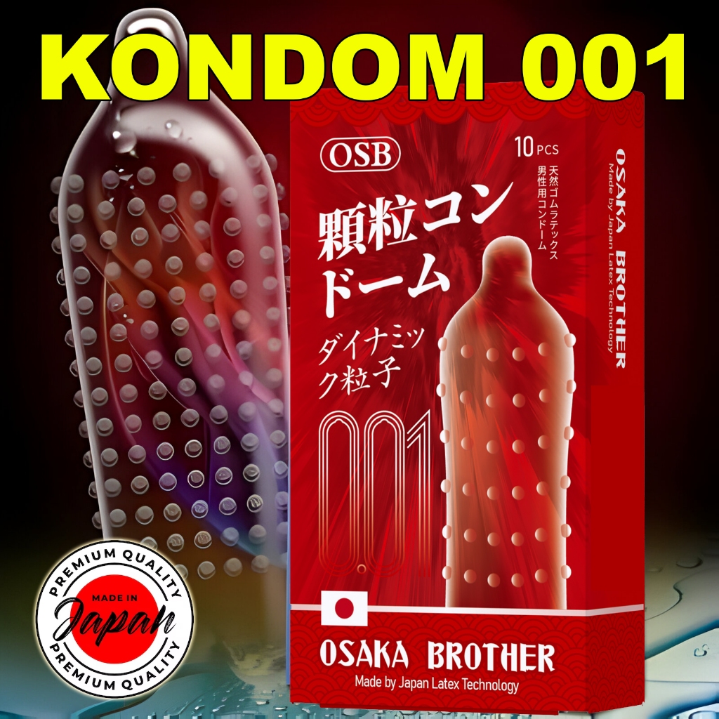 KONDOM 001 BERGERIGI BERDURI BERSISIK PREMIUM - PRIVASI TERJAGA