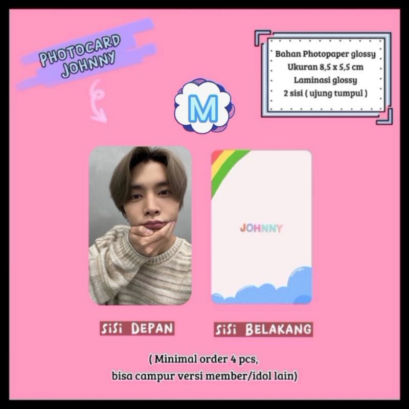 Photocard NCT - Johnny / Photocard Unofficial / Photocard Johnny