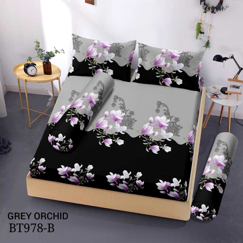 Seprai Motif Bunga Cantik 3D Aesthetic Ukuran 180x200 160x200 120x200 Sprei Termurah No 1 No 2 No 3