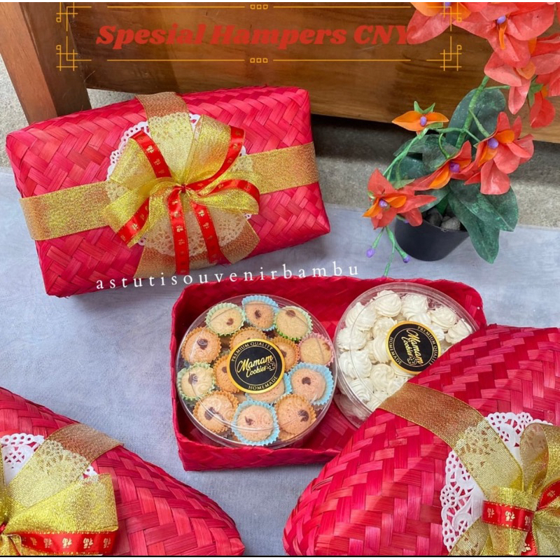 

[ SPESIAL HAMPERS CNY 2024 ] BESEK MERAH IMLEK 30x15x8cm PITA IMLEK besek murah besek hampers imlek besek cantik kado imlek bingkisan unik happy lunar new year