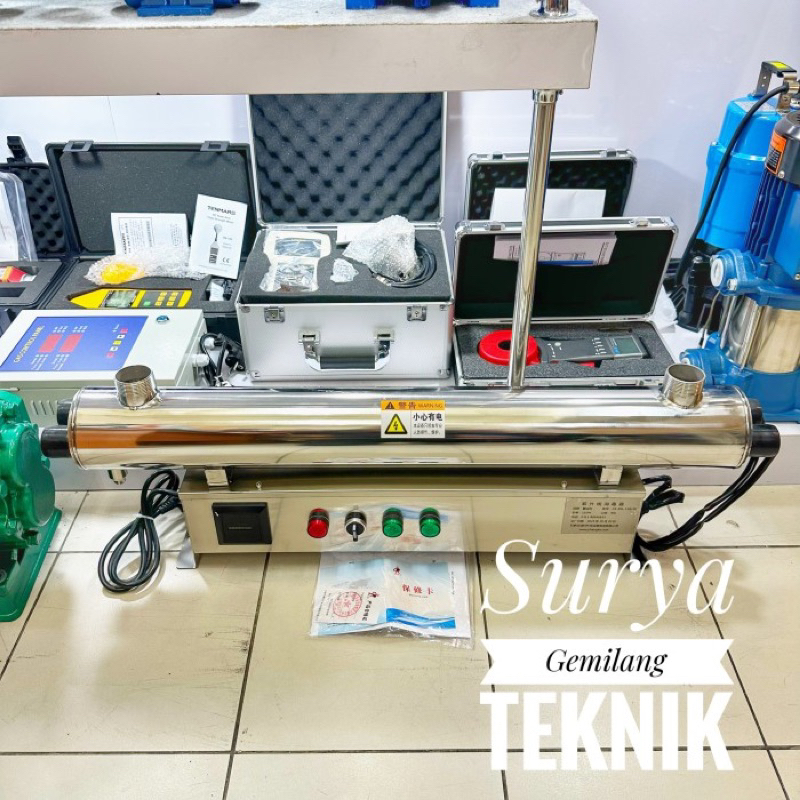Uv 3lampu Uv 36gpm Panel ultraviolet industri uv water sterilizer