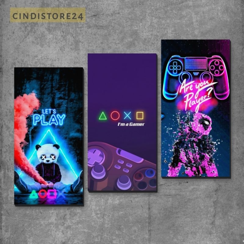 Hiasan dinding kamar aesthetic Poster dinding gaming Game Pajangan